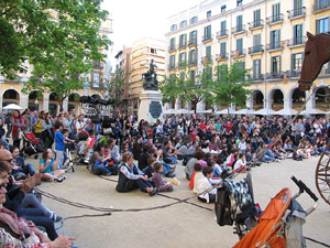 Festes de Primavera 2014. Espectacles a la plaça de la Independència
