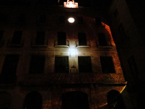 Girona, ciutat de festivals. Festival Internacional de Mapping, FIMG. Fa&ccedil;ana de l'Ajuntament