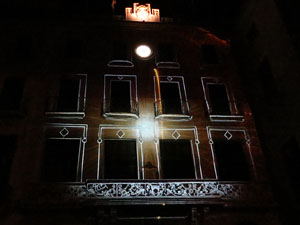 Girona, ciutat de festivals. Festival Internacional de Mapping, FIMG. Fa&ccedil;ana de l'Ajuntament