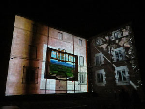 Girona, ciutat de festivals. Festival Internacional de Mapping, FIMG. Fa&ccedil;ana de la  Casa Pastors