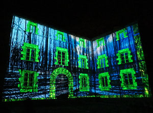 Girona, ciutat de festivals. Festival Internacional de Mapping, FIMG. Fa&ccedil;ana de la  Casa Pastors