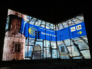 Girona, ciutat de festivals. Festival Internacional de Mapping, FIMG. Fa&ccedil;ana de la  Casa Pastors