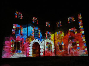 Girona, ciutat de festivals. Festival Internacional de Mapping, FIMG. Fa&ccedil;ana de la  Casa Pastors