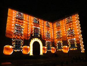 Girona, ciutat de festivals. Festival Internacional de Mapping, FIMG. Fa&ccedil;ana de la  Casa Pastors