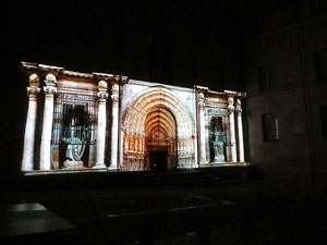 Girona, ciutat de festivals. Festival Internacional de Mapping, FIMG. Fa&ccedil;ana de la  Casa Pastors