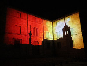Girona, ciutat de festivals. Festival Internacional de Mapping, FIMG. Fa&ccedil;ana de la  Casa Pastors