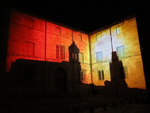 Girona, ciutat de festivals. Festival Internacional de Mapping, FIMG. Fa&ccedil;ana de la  Casa Pastors