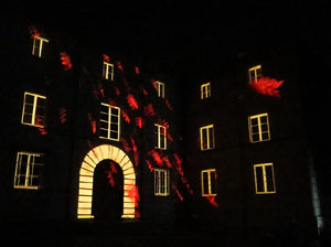 Girona, ciutat de festivals. Festival Internacional de Mapping, FIMG. Fa&ccedil;ana de la  Casa Pastors