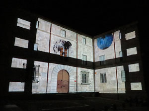 Girona, ciutat de festivals. Festival Internacional de Mapping, FIMG. Fa&ccedil;ana de la  Casa Pastors