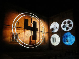 Girona, ciutat de festivals. Festival Internacional de Mapping, FIMG. Fa&ccedil;ana de la  Casa Pastors