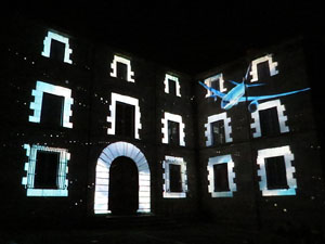 Girona, ciutat de festivals. Festival Internacional de Mapping, FIMG. Fa&ccedil;ana de la  Casa Pastors
