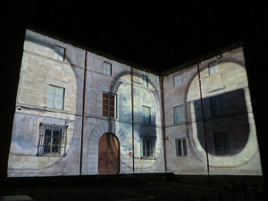 Girona, ciutat de festivals. Festival Internacional de Mapping, FIMG. Fa&ccedil;ana de la  Casa Pastors