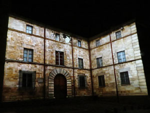 Girona, ciutat de festivals. Festival Internacional de Mapping, FIMG. Fa&ccedil;ana de la  Casa Pastors