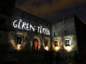 Girona, ciutat de festivals. Festival Internacional de Mapping, FIMG. Fa&ccedil;ana de la  Casa Pastors