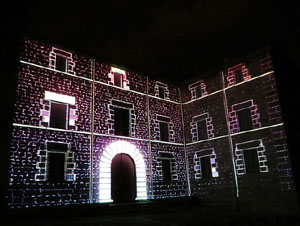 Girona, ciutat de festivals. Festival Internacional de Mapping, FIMG. Fa&ccedil;ana de la  Casa Pastors