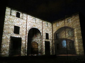 Girona, ciutat de festivals. Festival Internacional de Mapping, FIMG. Fa&ccedil;ana de la  Casa Pastors