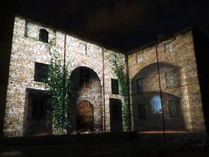 Girona, ciutat de festivals. Festival Internacional de Mapping, FIMG. Fa&ccedil;ana de la  Casa Pastors