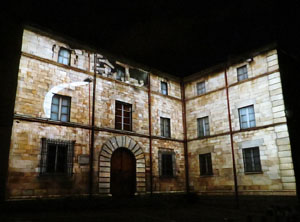 Girona, ciutat de festivals. Festival Internacional de Mapping, FIMG. Fa&ccedil;ana de la  Casa Pastors