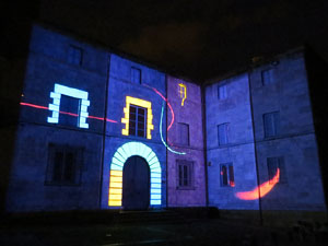 Girona, ciutat de festivals. Festival Internacional de Mapping, FIMG. Fa&ccedil;ana de la  Casa Pastors