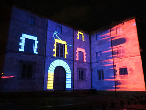 Girona, ciutat de festivals. Festival Internacional de Mapping, FIMG. Fa&ccedil;ana de la  Casa Pastors