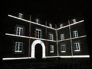 Girona, ciutat de festivals. Festival Internacional de Mapping, FIMG. Fa&ccedil;ana de la  Casa Pastors