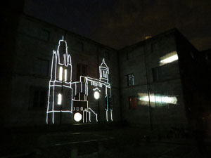 Girona, ciutat de festivals. Festival Internacional de Mapping, FIMG. Fa&ccedil;ana de la  Casa Pastors