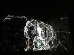 Girona, ciutat de festivals. Festival Internacional de Mapping, FIMG. Fa&ccedil;ana de la  Casa Pastors