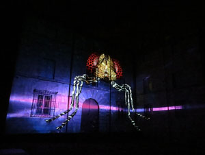 Girona, ciutat de festivals. Festival Internacional de Mapping, FIMG. Fa&ccedil;ana de la  Casa Pastors