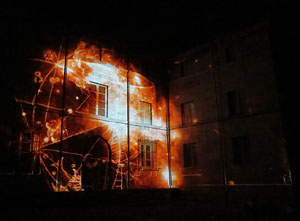 Girona, ciutat de festivals. Festival Internacional de Mapping, FIMG. Fa&ccedil;ana de la  Casa Pastors