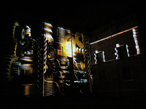 Girona, ciutat de festivals. Festival Internacional de Mapping, FIMG. Fa&ccedil;ana de la  Casa Pastors