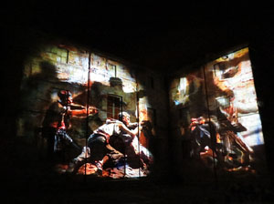 Girona, ciutat de festivals. Festival Internacional de Mapping, FIMG. Fa&ccedil;ana de la  Casa Pastors