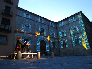 Girona, ciutat de festivals. Festival Internacional de Mapping, FIMG. Fa&ccedil;ana de la  Casa Pastors