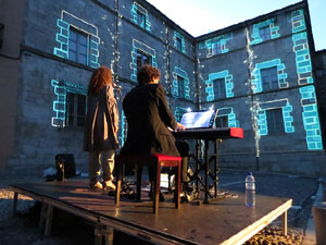 Girona, ciutat de festivals. Festival Internacional de Mapping, FIMG. Fa&ccedil;ana de la  Casa Pastors