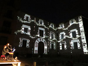 Girona, ciutat de festivals. Festival Internacional de Mapping, FIMG. Fa&ccedil;ana de la  Casa Pastors