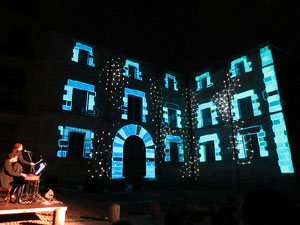 Girona, ciutat de festivals. Festival Internacional de Mapping, FIMG. Fa&ccedil;ana de la  Casa Pastors