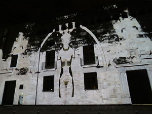 Girona, ciutat de festivals. Festival Internacional de Mapping, FIMG. Sessi&oacute; inaugural