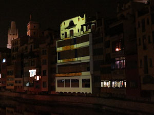 Girona, ciutat de festivals. Festival Internacional de Mapping, FIMG. Fa&ccedil;ana de la  Casa Mas&oacute;