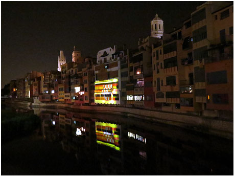 Girona, ciutat de Festivals. Festival Internacional de Mapping, FIMG. Projeccions a la fa&ccedil;ana de la Casa Mas&oacute;