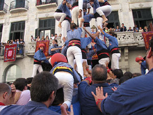 Fires de Sant Narcís 2013. Diada castellera a la plaça del Vi