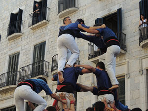 Fires de Sant Narc&iacute;s 2013. Diada castellera a la pla&ccedil;a del Vi