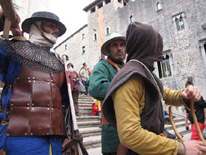 Fires de Sant Narcís 2013. Inauguració exposició La Girona Medieval amb Casus Bellic