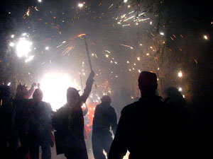 Fires de Sant Narc&iacute;s 2013. El correfoc. 25 anys dels Diables de l'Onyar