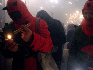 Fires de Sant Narc&iacute;s 2013. El correfoc. 25 anys dels Diables de l'Onyar