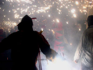 Fires de Sant Narc&iacute;s 2013. El correfoc. 25 anys dels Diables de l'Onyar
