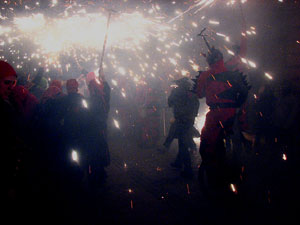 Fires de Sant Narc&iacute;s 2013. El correfoc. 25 anys dels Diables de l'Onyar
