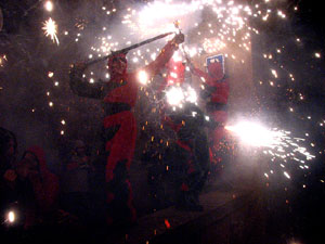 Fires de Sant Narc&iacute;s 2013. El correfoc. 25 anys dels Diables de l'Onyar