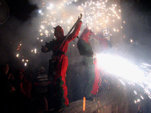 Fires de Sant Narc&iacute;s 2013. El correfoc. 25 anys dels Diables de l'Onyar