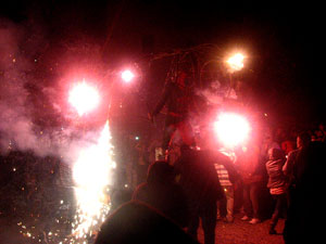 Fires de Sant Narc&iacute;s 2013. El correfoc. 25 anys dels Diables de l'Onyar