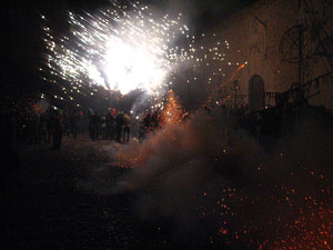 Fires de Sant Narc&iacute;s 2013. El correfoc. 25 anys dels Diables de l'Onyar
