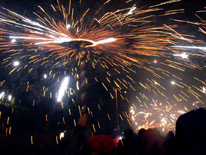 Fires de Sant Narc&iacute;s 2013. El correfoc. 25 anys dels Diables de l'Onyar